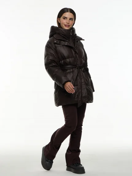 Женская куртка зимняя с манишкой