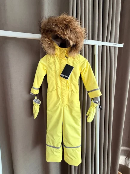 Детский зимний мембранный комбинезон Лимонный сорбет