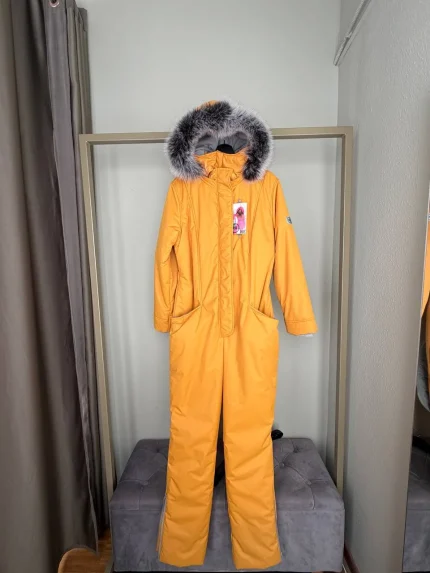 Женский зимний мембранный комбинезон Кэмел 52