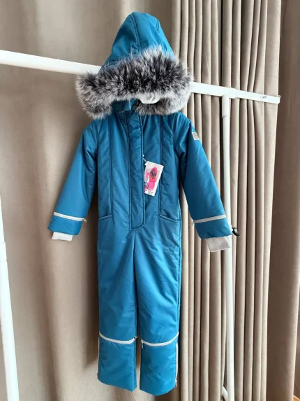 Детский зимний мембранный комбинезон Аквамарин
