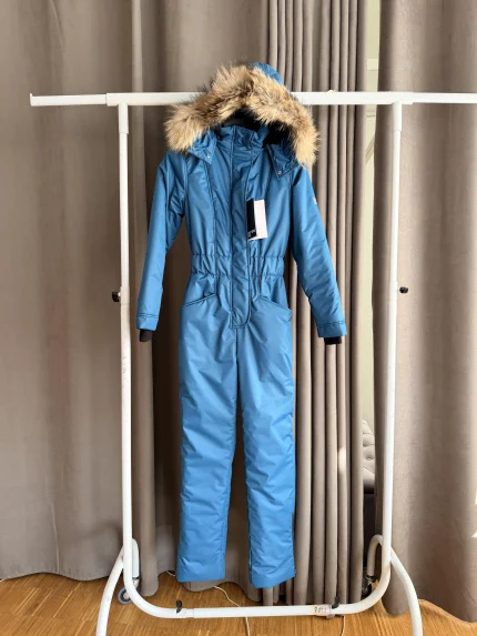 Женский зимний мембранный комбинезон Аквамарин
