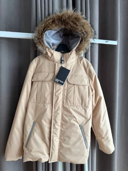 Куртка зимняя мужская мембрана Латте